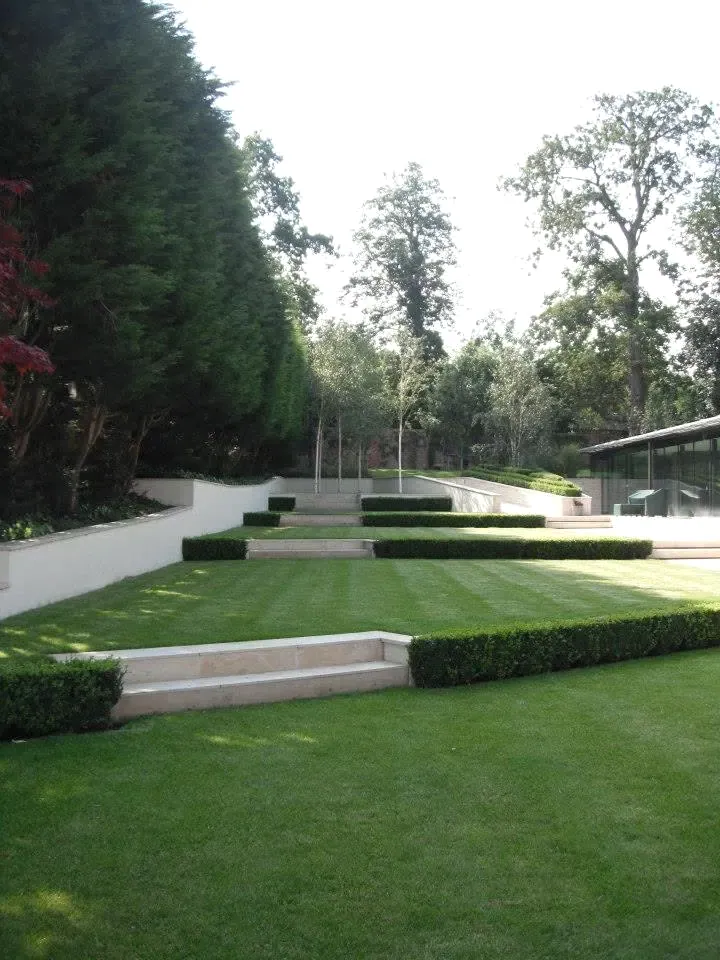 Garden landscaping and planting